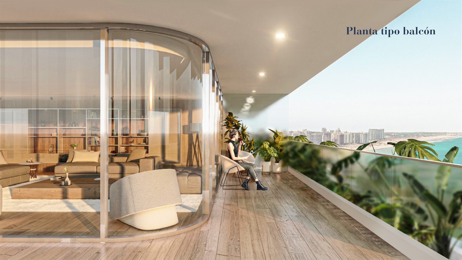 Sofia del Mar - Planta tipo balcón