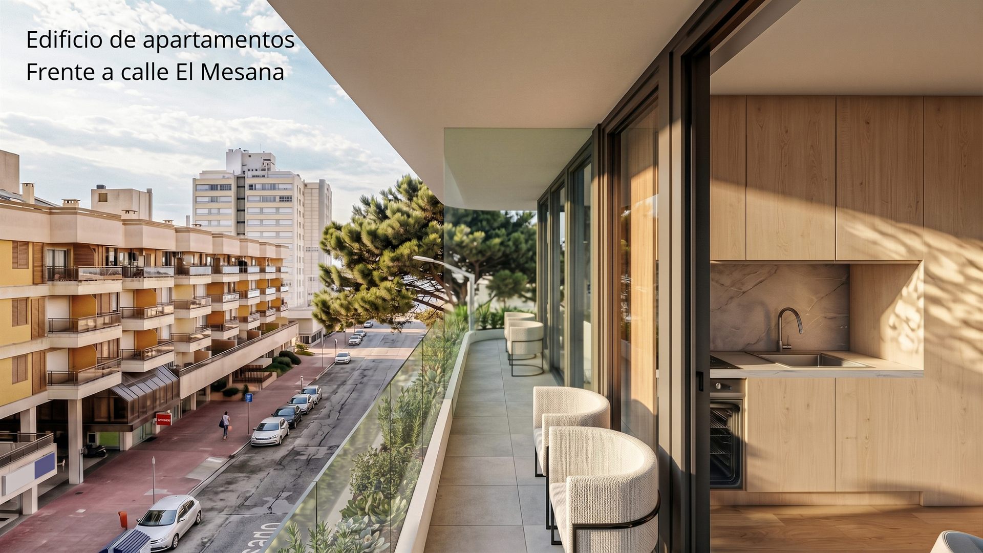 Sofia del Mar - Edificio frente a calle El Mesana