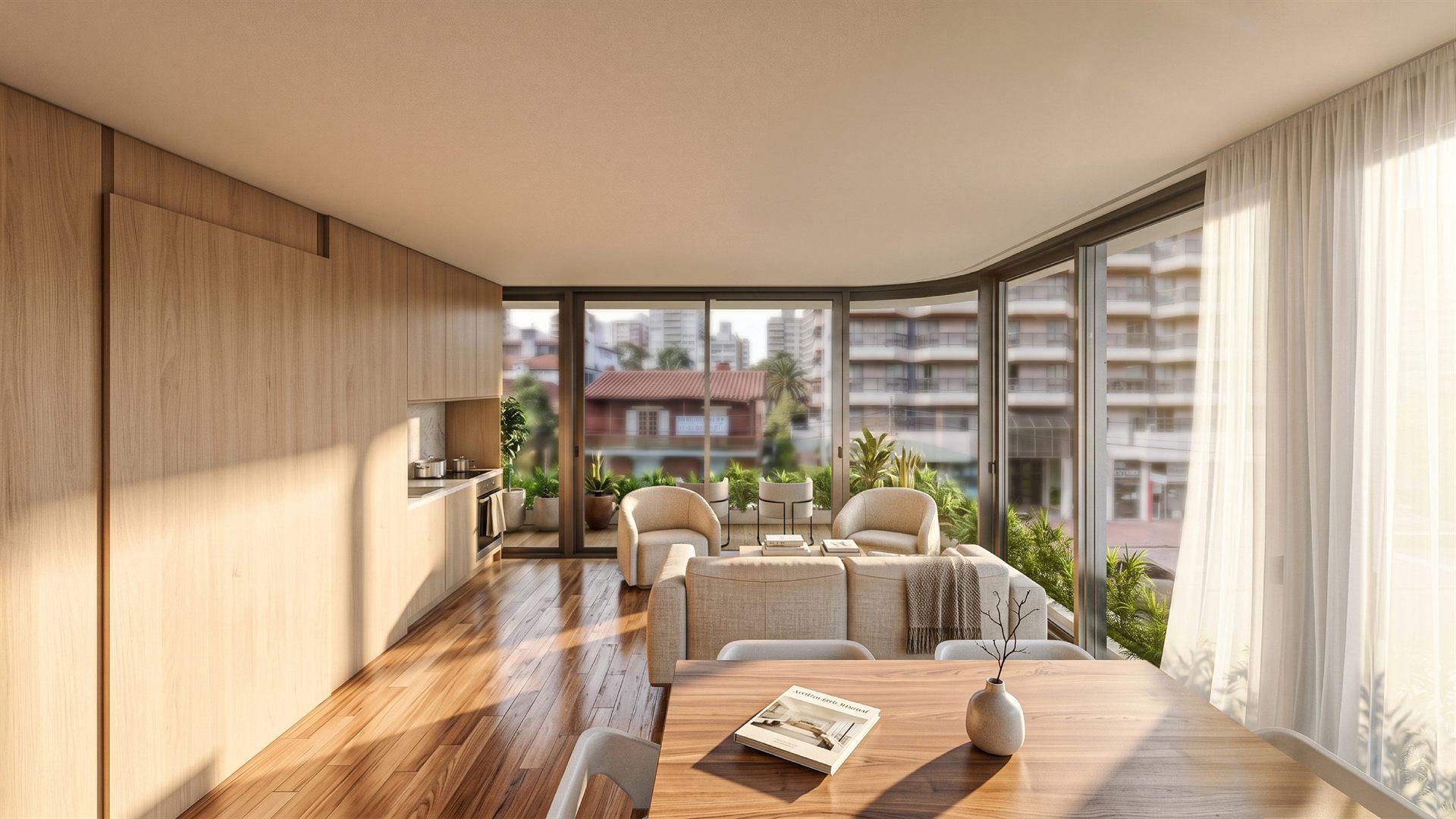 Sofia del Mar - Living edificio El Mesana